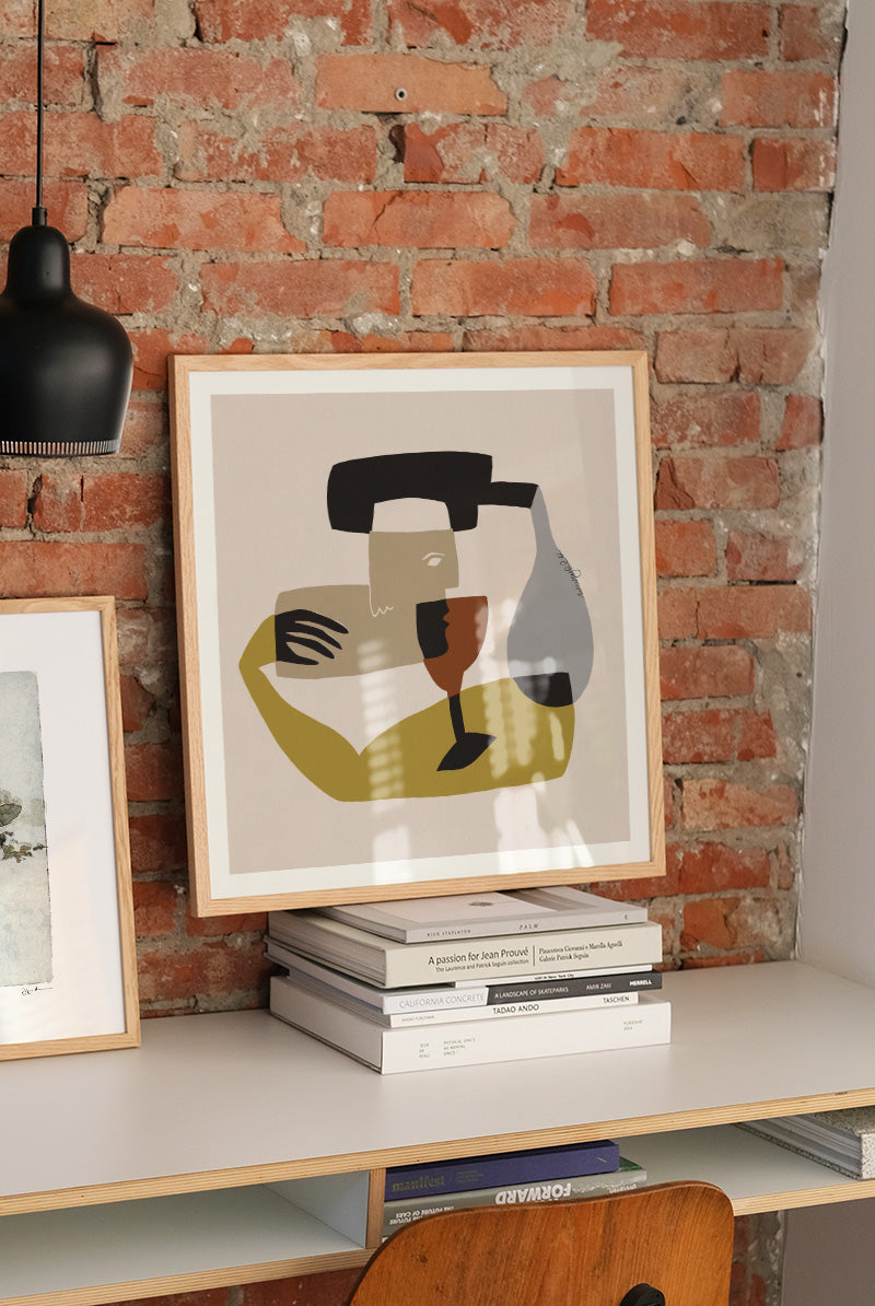 'Companion Drink' Art Print