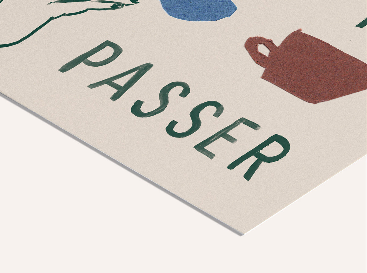 'Regarde Le Monde Passer' Art Print