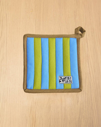 Grasshopper Stripe Pot Holder