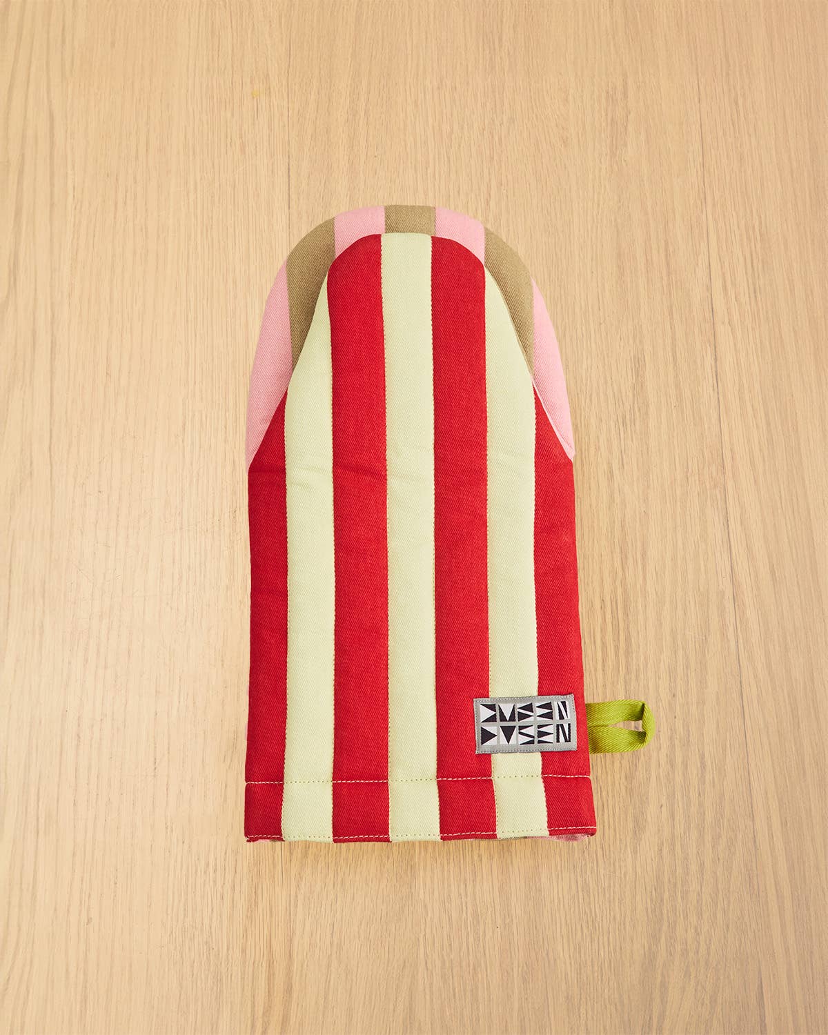 Ladybug Stripe Oven Mitt