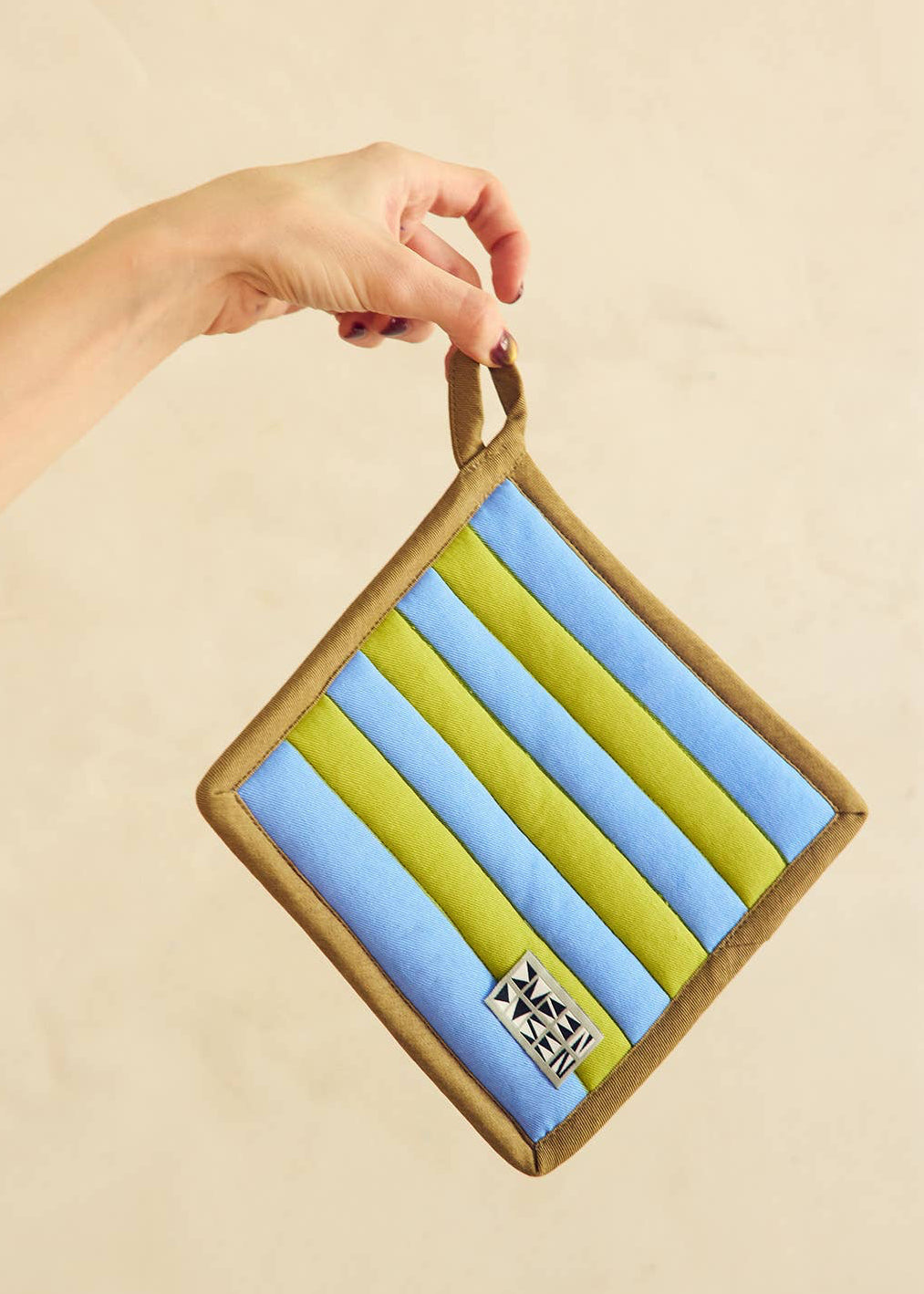 Grasshopper Stripe Pot Holder