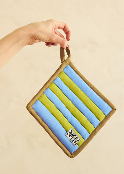 Grasshopper Stripe Pot Holder