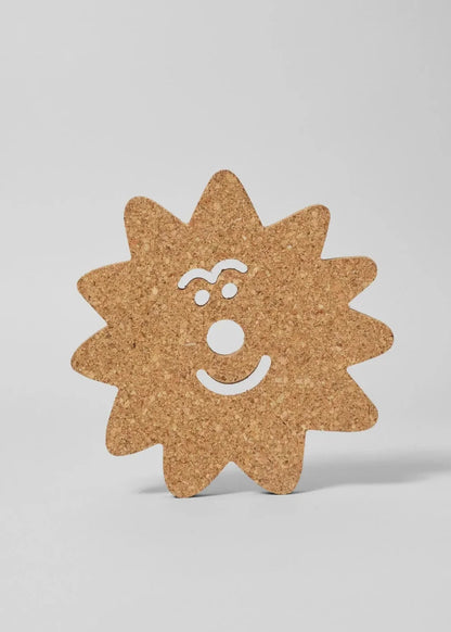Cork Trivet - various faces :-)