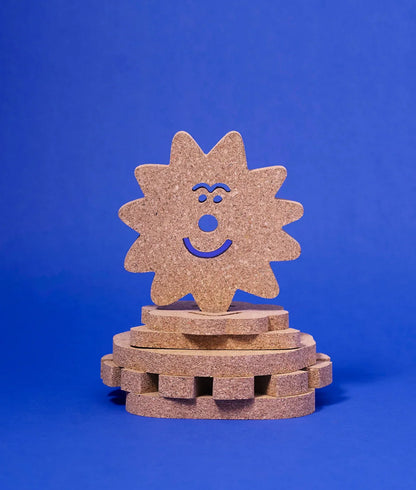 Cork Trivet - various faces :-)