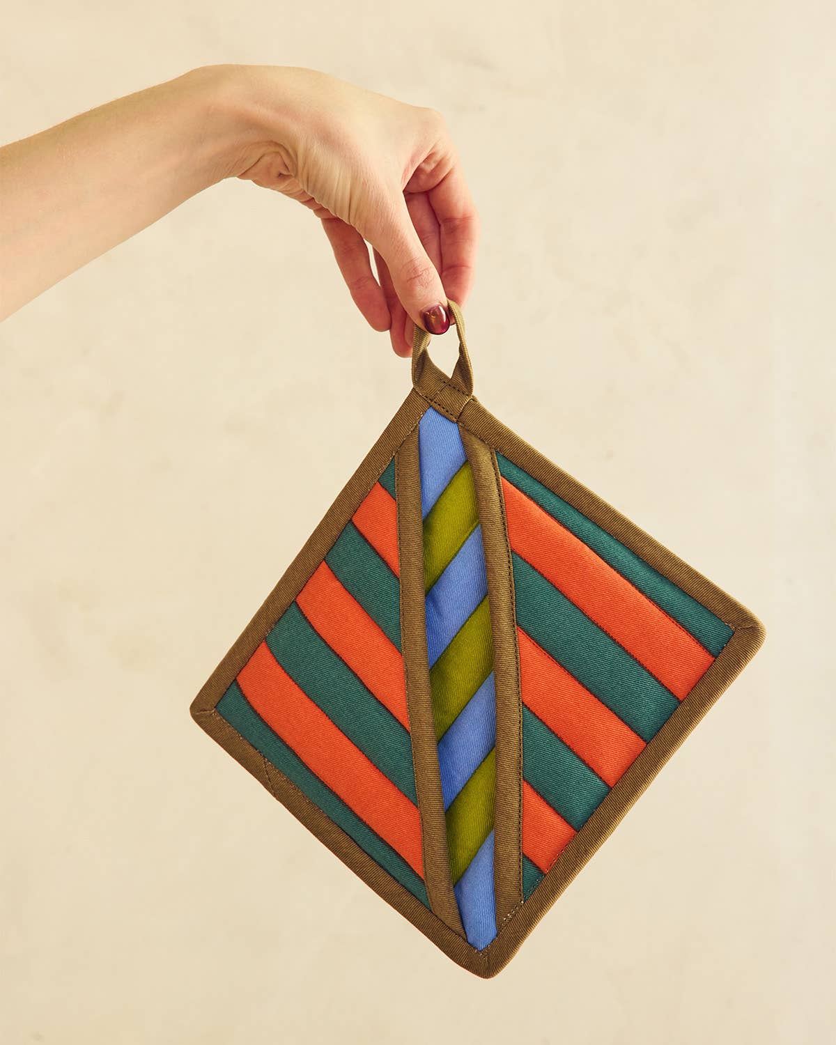 Grasshopper Stripe Pot Holder