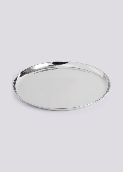 Medium Steel Round Dish